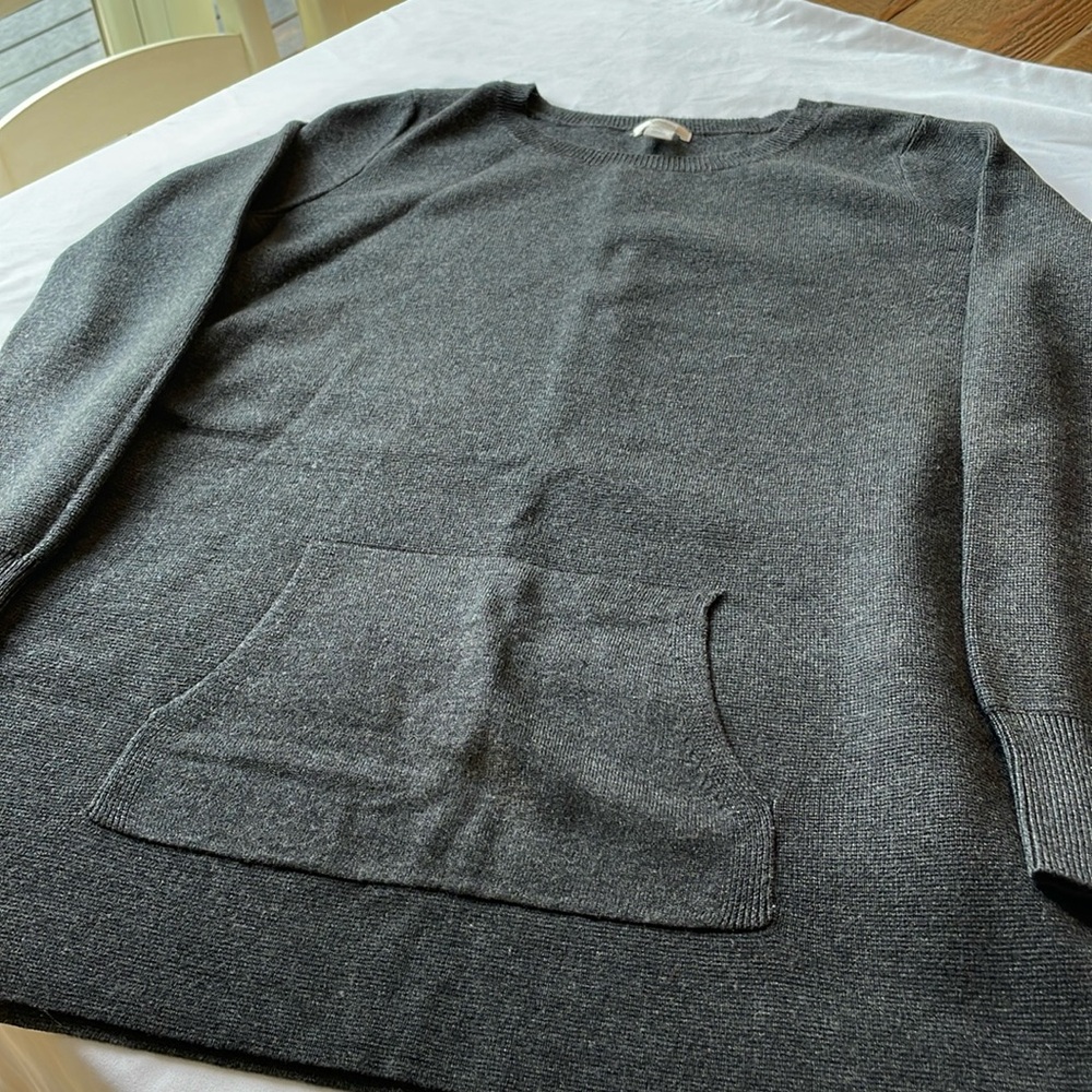 Women’s Caslon Grey Tunic Sweater!